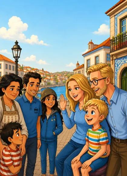 Learning Portuguese family characters